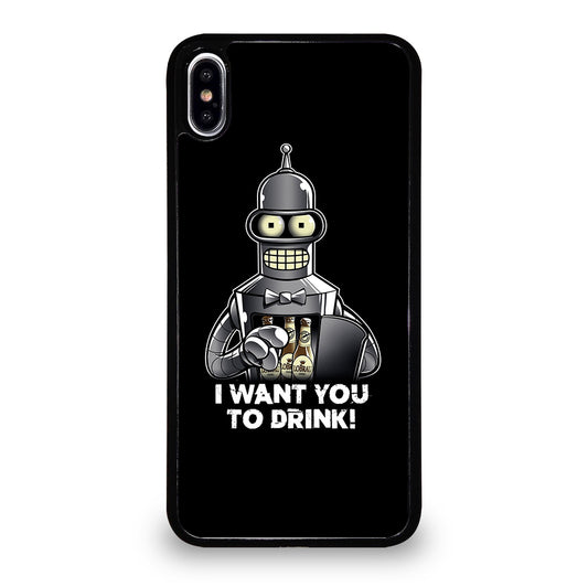 FUTURAMA BENDER QUOTE 2 iPhone XS Max Case Cover