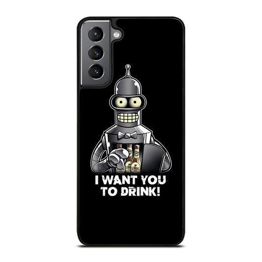 FUTURAMA BENDER QUOTE 2 Samsung Galaxy S21 Plus Case Cover