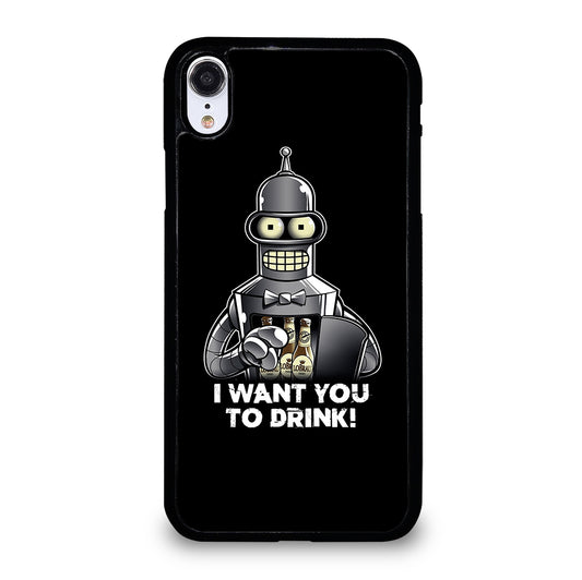 FUTURAMA BENDER QUOTE 2 iPhone XR Case Cover