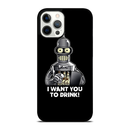 FUTURAMA BENDER QUOTE 2 iPhone 12 Pro Max Case Cover