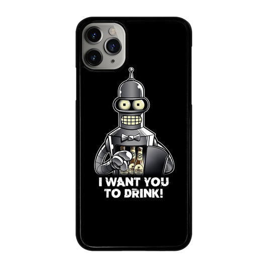 FUTURAMA BENDER QUOTE 2 iPhone 11 Pro Max Case Cover