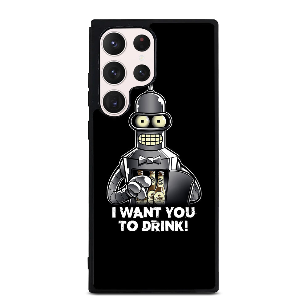 FUTURAMA BENDER QUOTE 2 Samsung Galaxy S23 Ultra Case Cover
