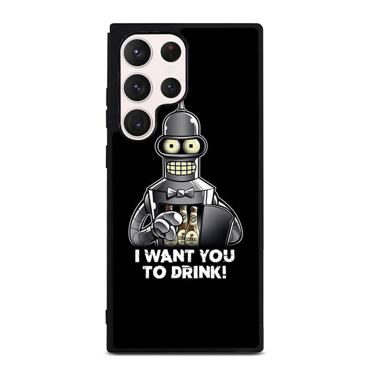 FUTURAMA BENDER QUOTE 2 Samsung Galaxy S23 Ultra Case Cover
