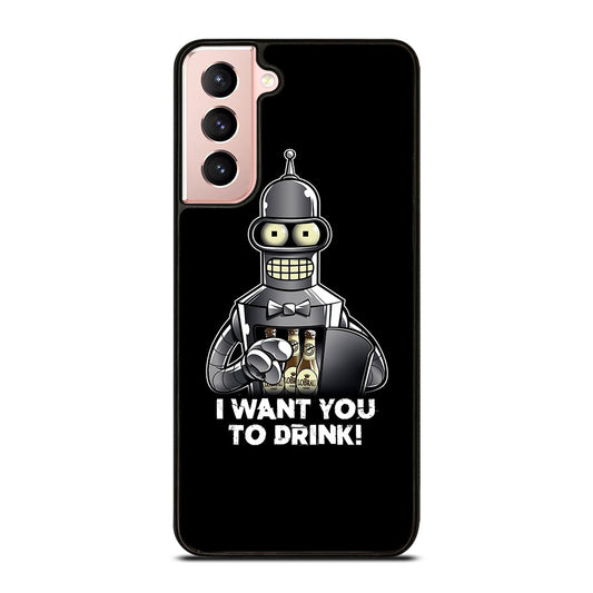 FUTURAMA BENDER QUOTE 2 Samsung Galaxy S21 Case Cover