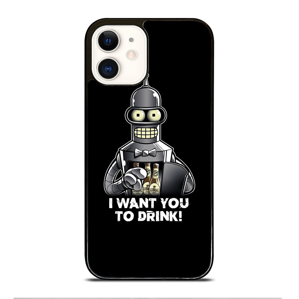 FUTURAMA BENDER QUOTE 2 iPhone 12 Case Cover