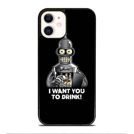 FUTURAMA BENDER QUOTE 2 iPhone 12 Case Cover