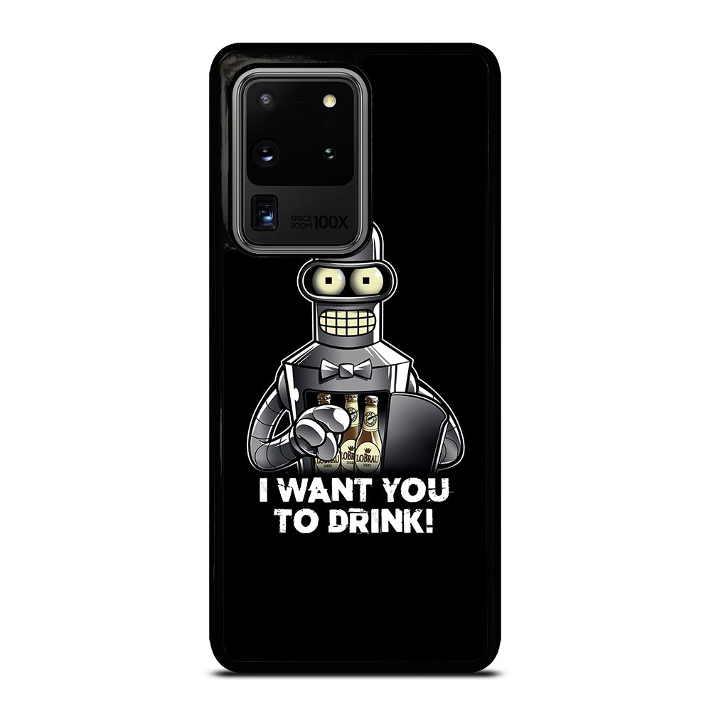 FUTURAMA BENDER QUOTE 2 Samsung Galaxy S20 Ultra Case Cover