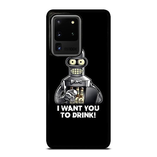 FUTURAMA BENDER QUOTE 2 Samsung Galaxy S20 Ultra Case Cover
