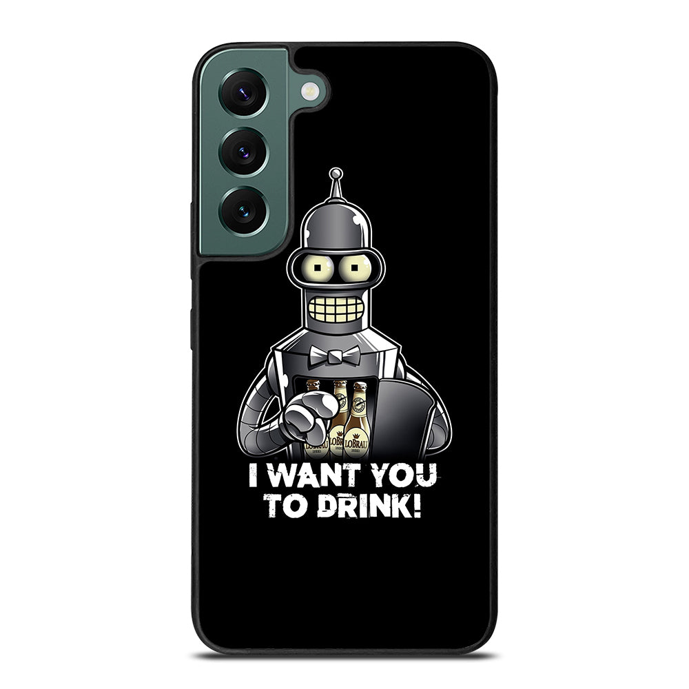 FUTURAMA BENDER QUOTE 2 Samsung Galaxy S22 Case Cover