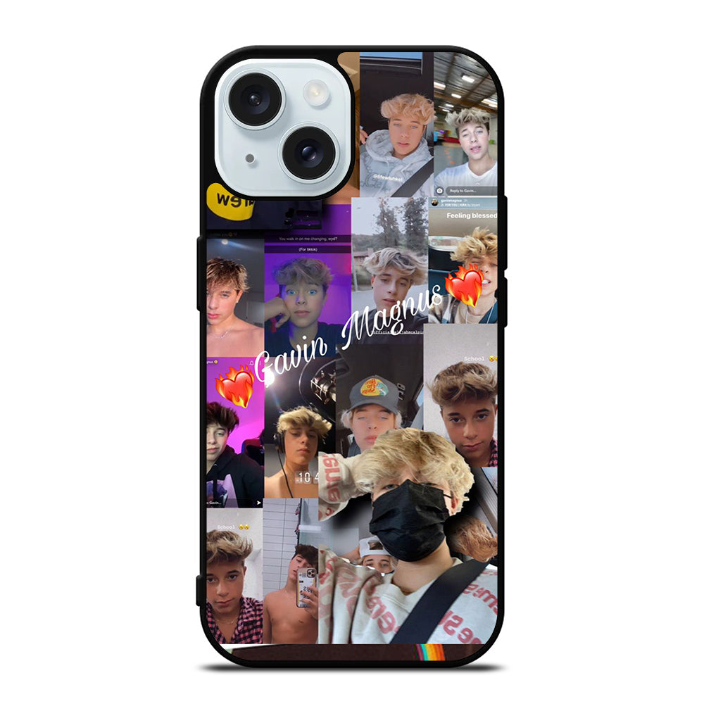 GAVIN MAGNUS COLLAGE iPhone 15 Case Cover