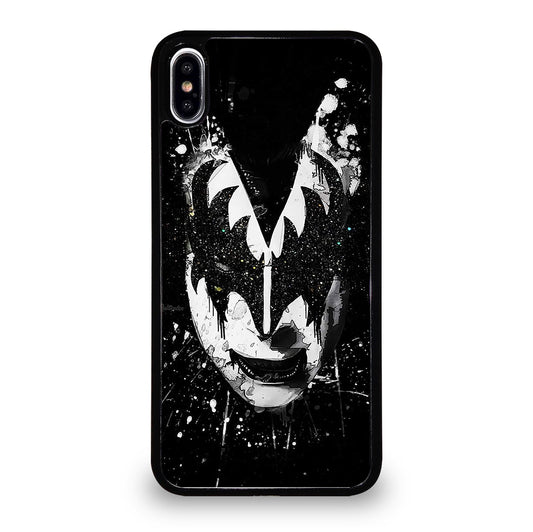 GENE SIMMONS FACE ART KISS BAND iPhone XS Max Case Cover