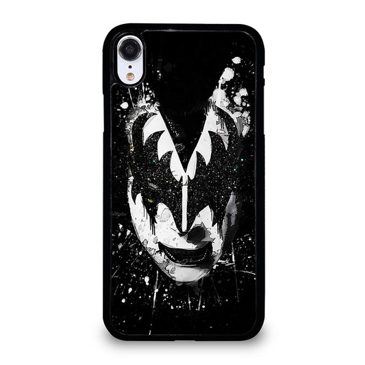 GENE SIMMONS FACE ART KISS BAND iPhone XR Case Cover
