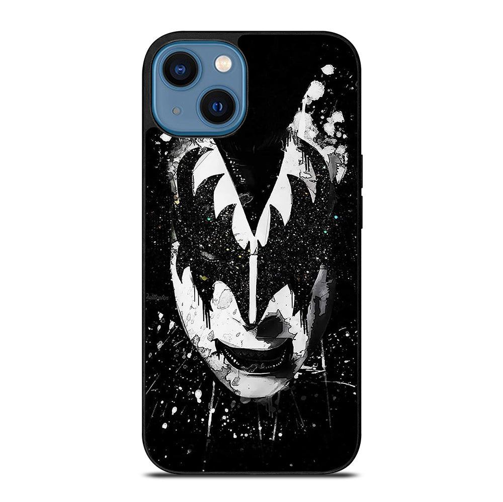 GENE SIMMONS FACE ART KISS BAND iPhone 14 Case Cover