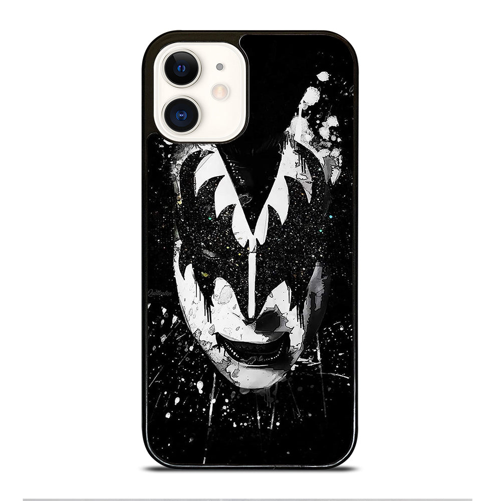 GENE SIMMONS FACE ART KISS BAND iPhone 12 Case Cover