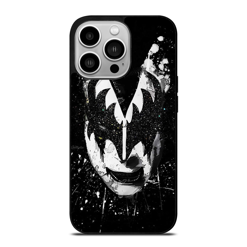 GENE SIMMONS FACE ART KISS BAND iPhone 14 Pro Case Cover