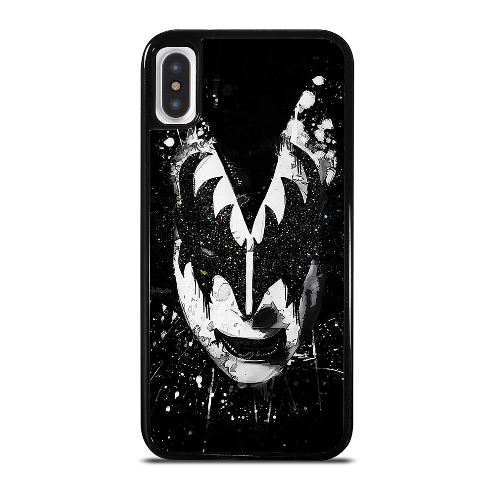 GENE SIMMONS FACE ART KISS BAND iPhone X / XS Case Cover