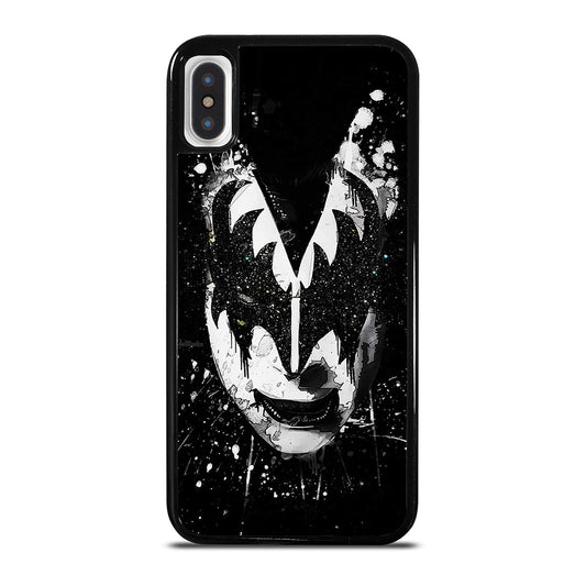 GENE SIMMONS FACE ART KISS BAND iPhone X / XS Case Cover