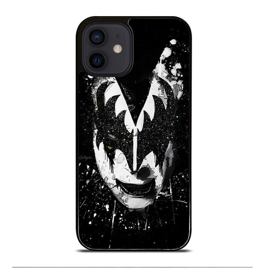 GENE SIMMONS FACE ART KISS BAND iPhone 12 Mini Case Cover