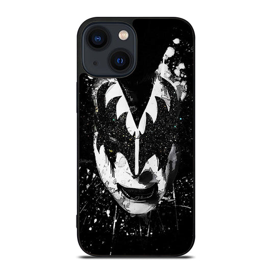 GENE SIMMONS FACE ART KISS BAND iPhone 14 Plus Case Cover