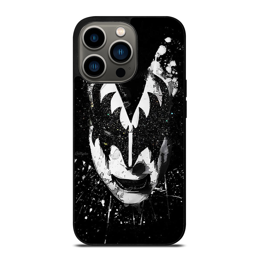 GENE SIMMONS FACE ART KISS BAND iPhone 13 Pro Case Cover