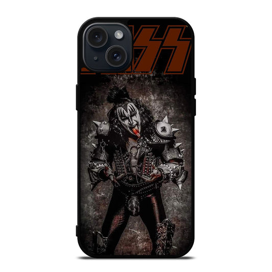 GENE SIMMONS KISS BAND iPhone 15 Plus Case Cover