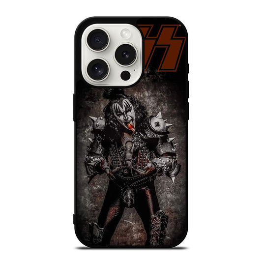 GENE SIMMONS KISS BAND iPhone 15 Pro Case Cover