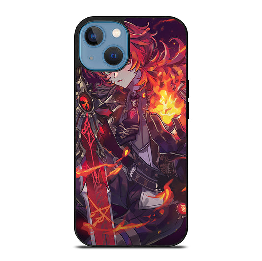 GENSHIN IMPACT DILUC iPhone 13 Case Cover