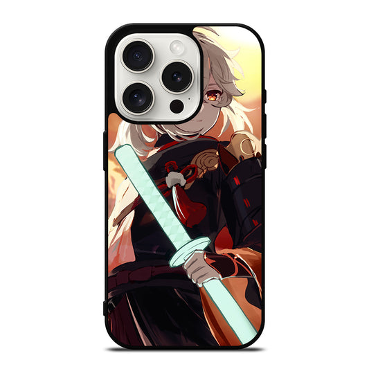 GENSHIN IMPACT KAEDEHARA KAZUHA 3 iPhone 15 Pro Case Cover