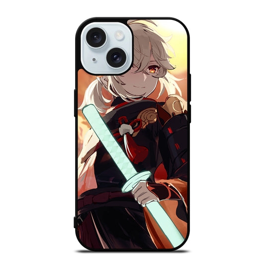 GENSHIN IMPACT KAEDEHARA KAZUHA 3 iPhone 15 Case Cover