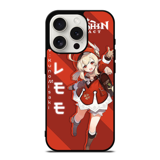 GENSHIN IMPACT KLEE iPhone 15 Pro Case Cover