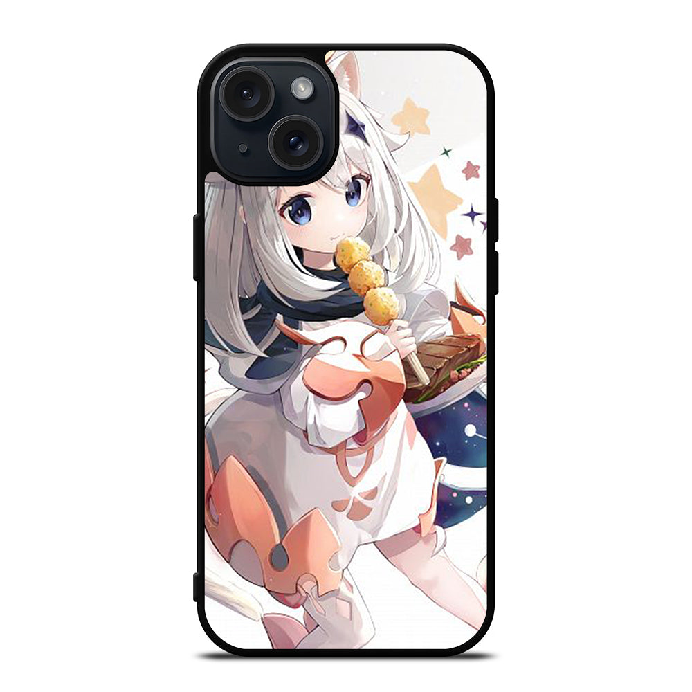 GENSHIN IMPACT PAIMON CUTE GAME iPhone 15 Plus Case Cover