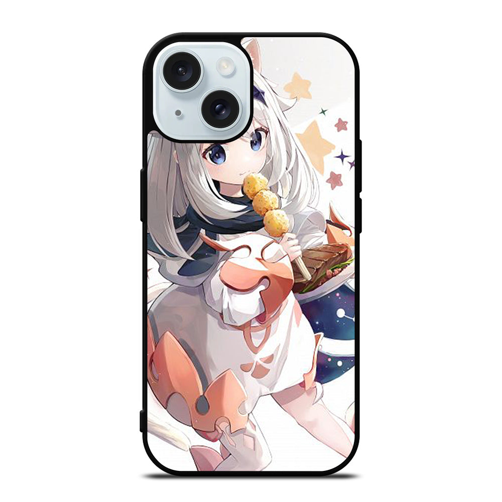 GENSHIN IMPACT PAIMON CUTE GAME iPhone 15 Case Cover