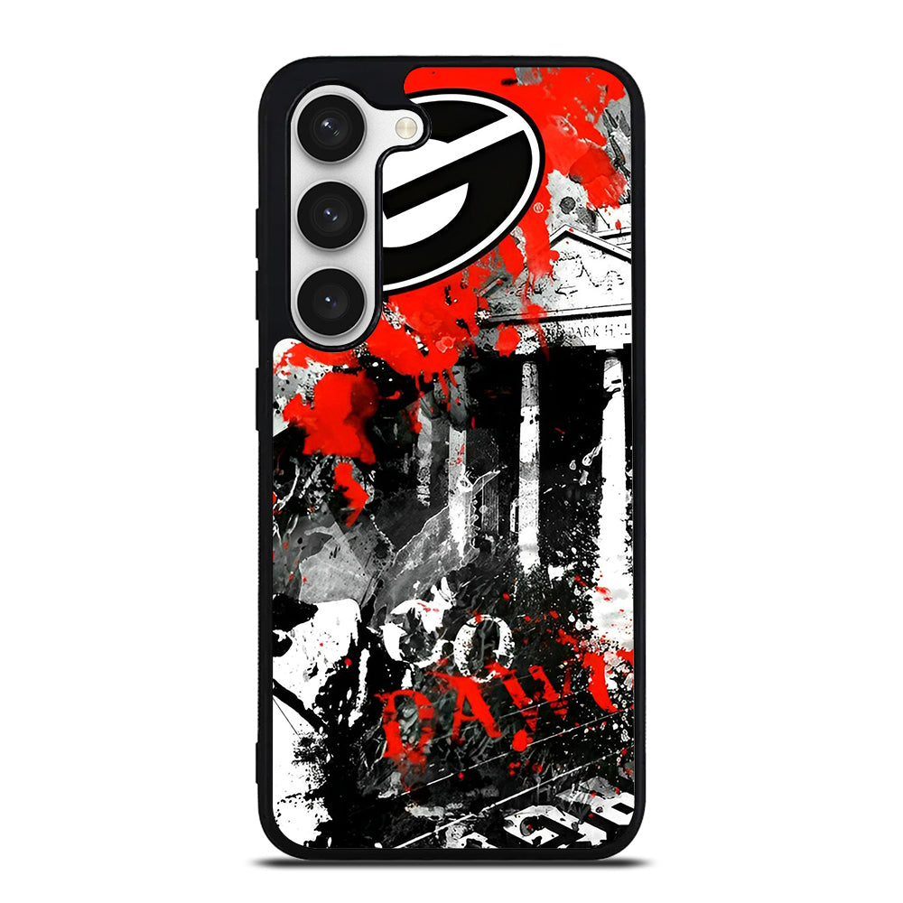 GEORGIA BULLDOGS ART Samsung Galaxy S23 Case Cover