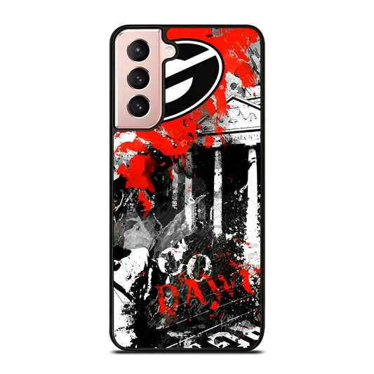 GEORGIA BULLDOGS ART Samsung Galaxy S21 Case Cover