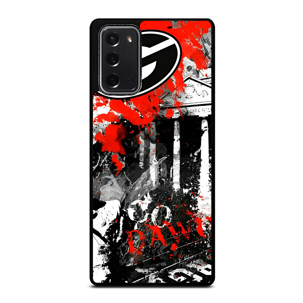 GEORGIA BULLDOGS ART Samsung Galaxy Note 20 Case Cover