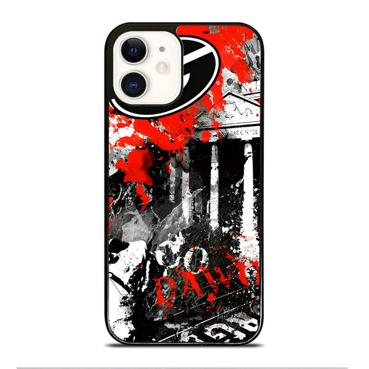 GEORGIA BULLDOGS ART iPhone 12 Case Cover