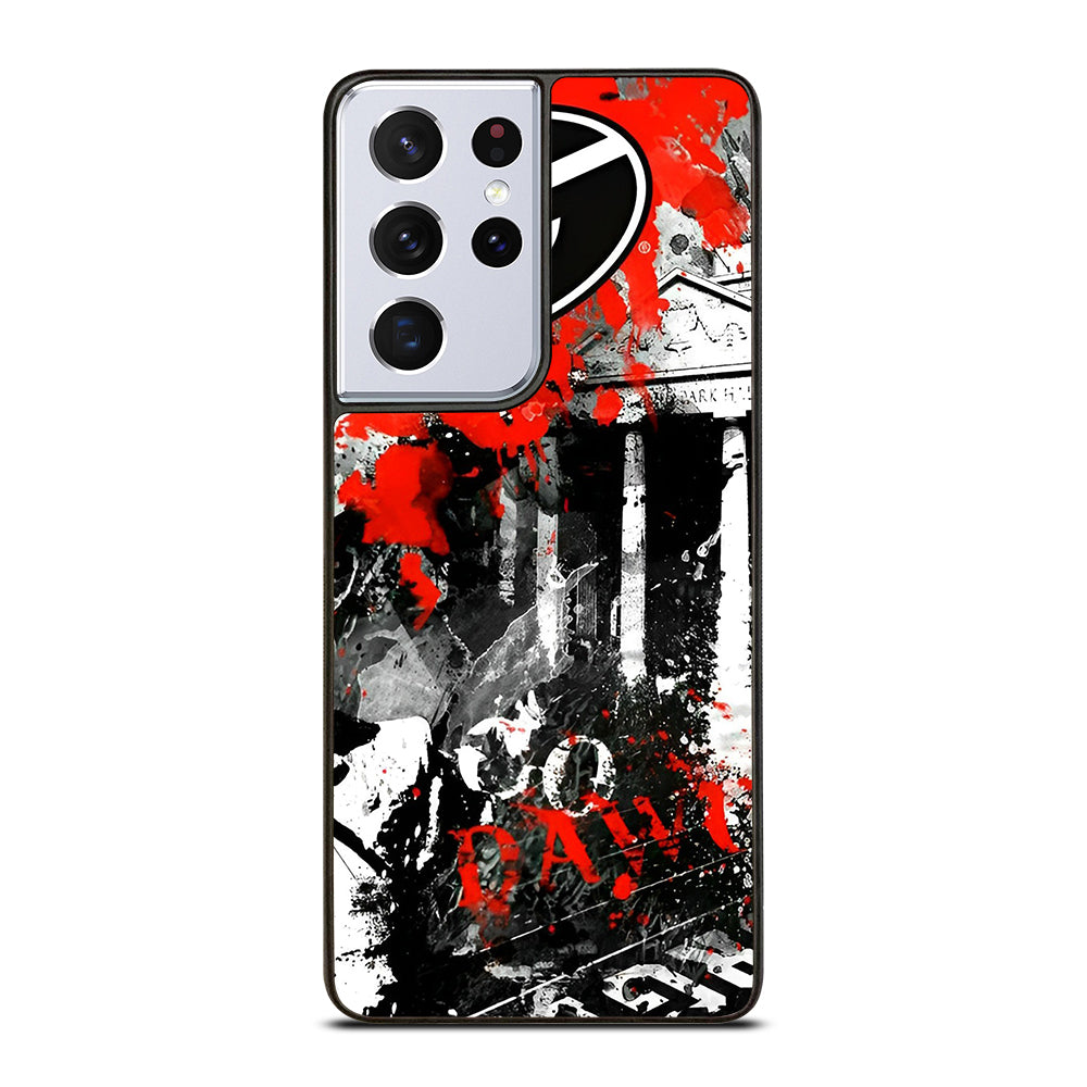 GEORGIA BULLDOGS ART Samsung Galaxy S21 Ultra Case Cover