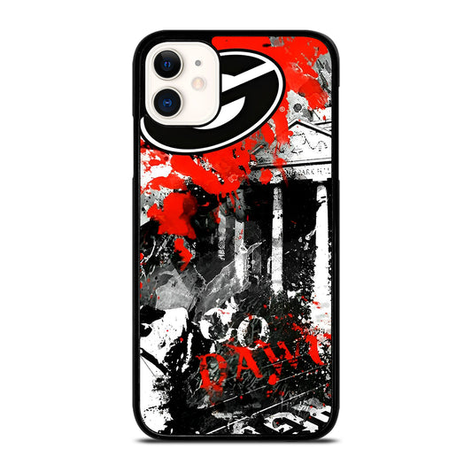 GEORGIA BULLDOGS ART iPhone 11 Case Cover