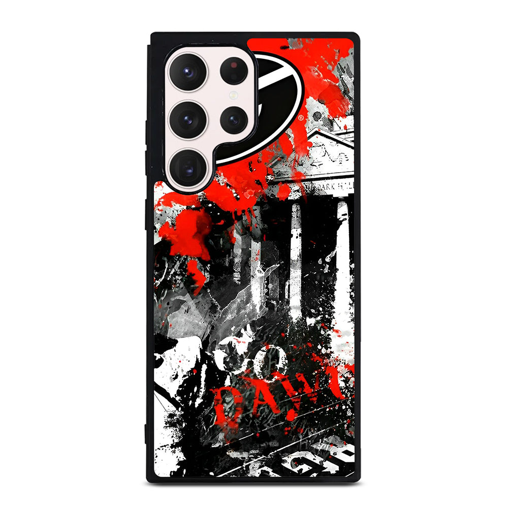 GEORGIA BULLDOGS ART Samsung Galaxy S23 Ultra Case Cover