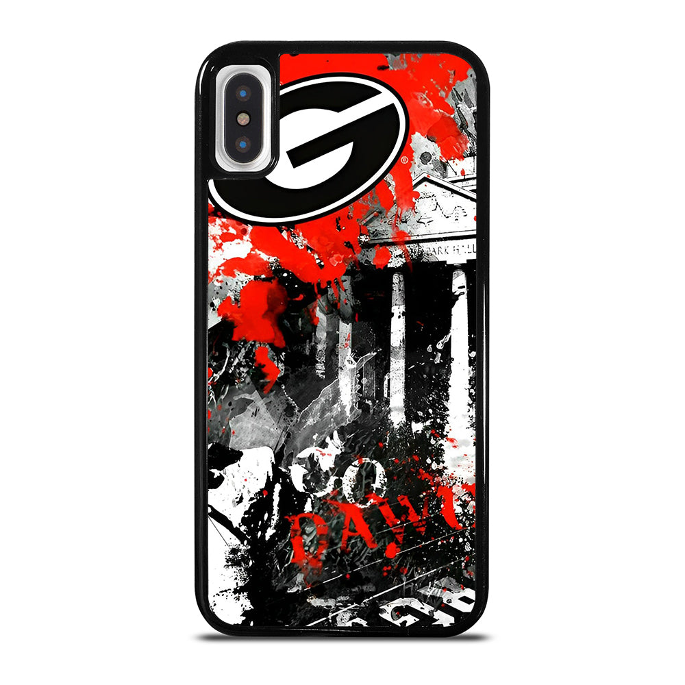 GEORGIA BULLDOGS ART iPhone X / XS Case Cover