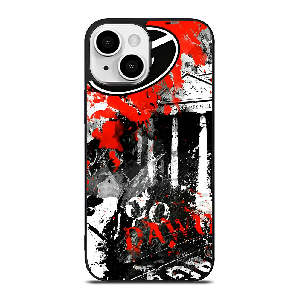 GEORGIA BULLDOGS ART iPhone 13 Mini Case Cover
