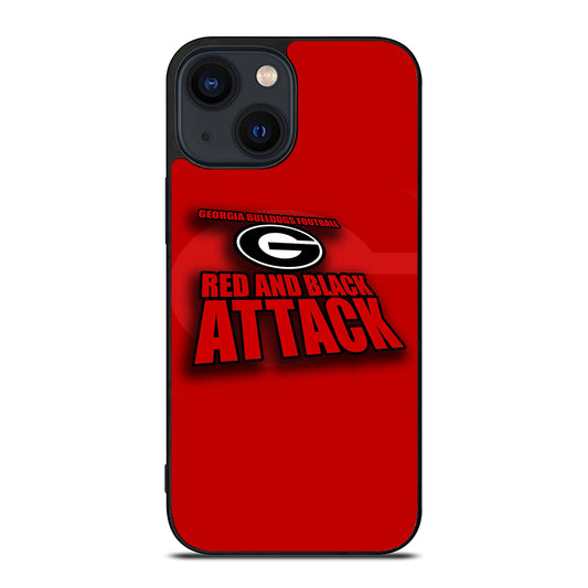 GEORGIA BULLDOGS FOOTBALL NFL LOGO iPhone 14 Plus Case Cover