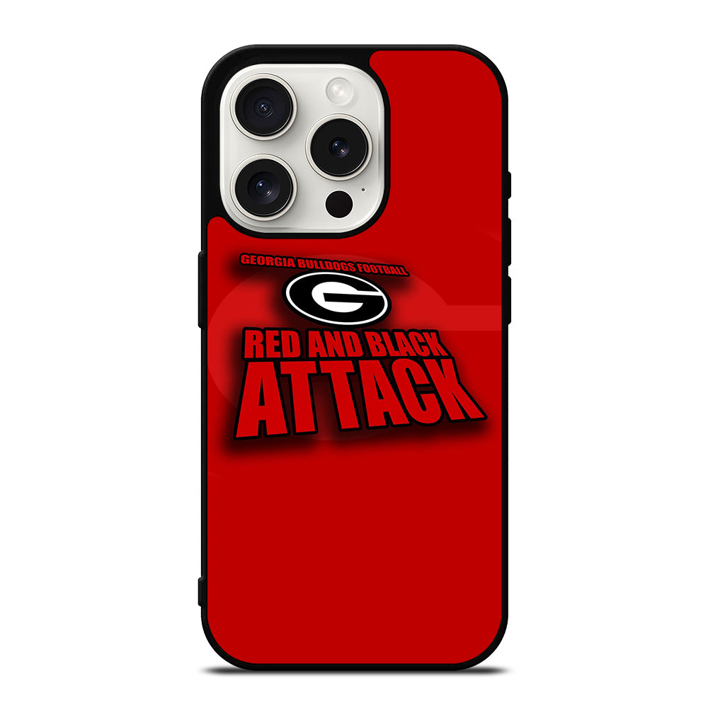GEORGIA BULLDOGS FOOTBALL NFL LOGO iPhone 15 Pro Case Cover