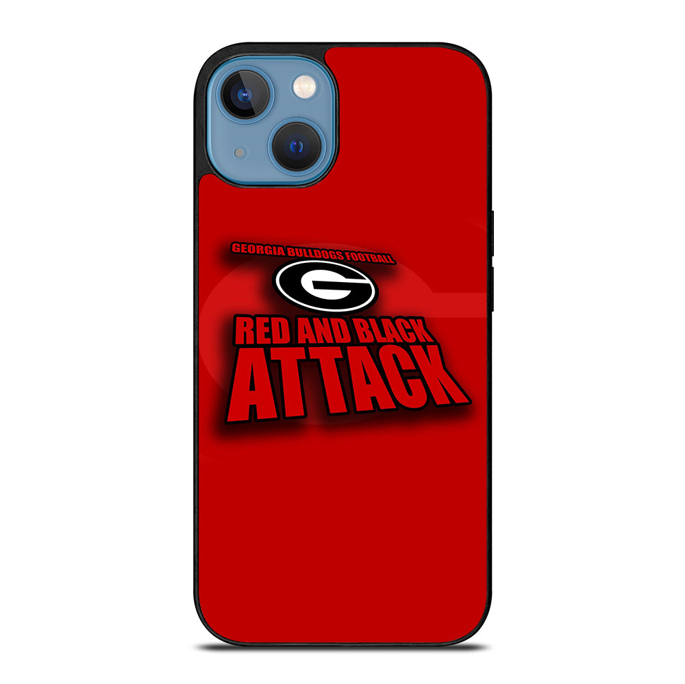 GEORGIA BULLDOGS FOOTBALL NFL LOGO iPhone 13 Case Cover