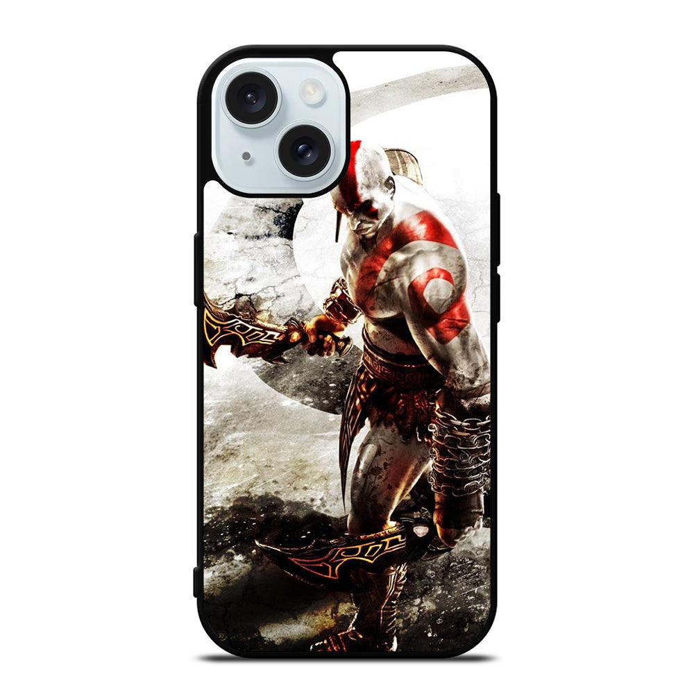 GOD OF WAR GAME KRATOS ART iPhone 15 Case Cover