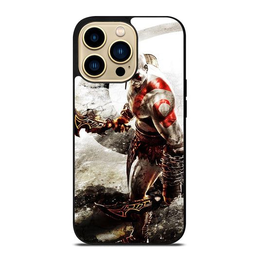 GOD OF WAR GAME KRATOS ART iPhone 14 Pro Max Case Cover