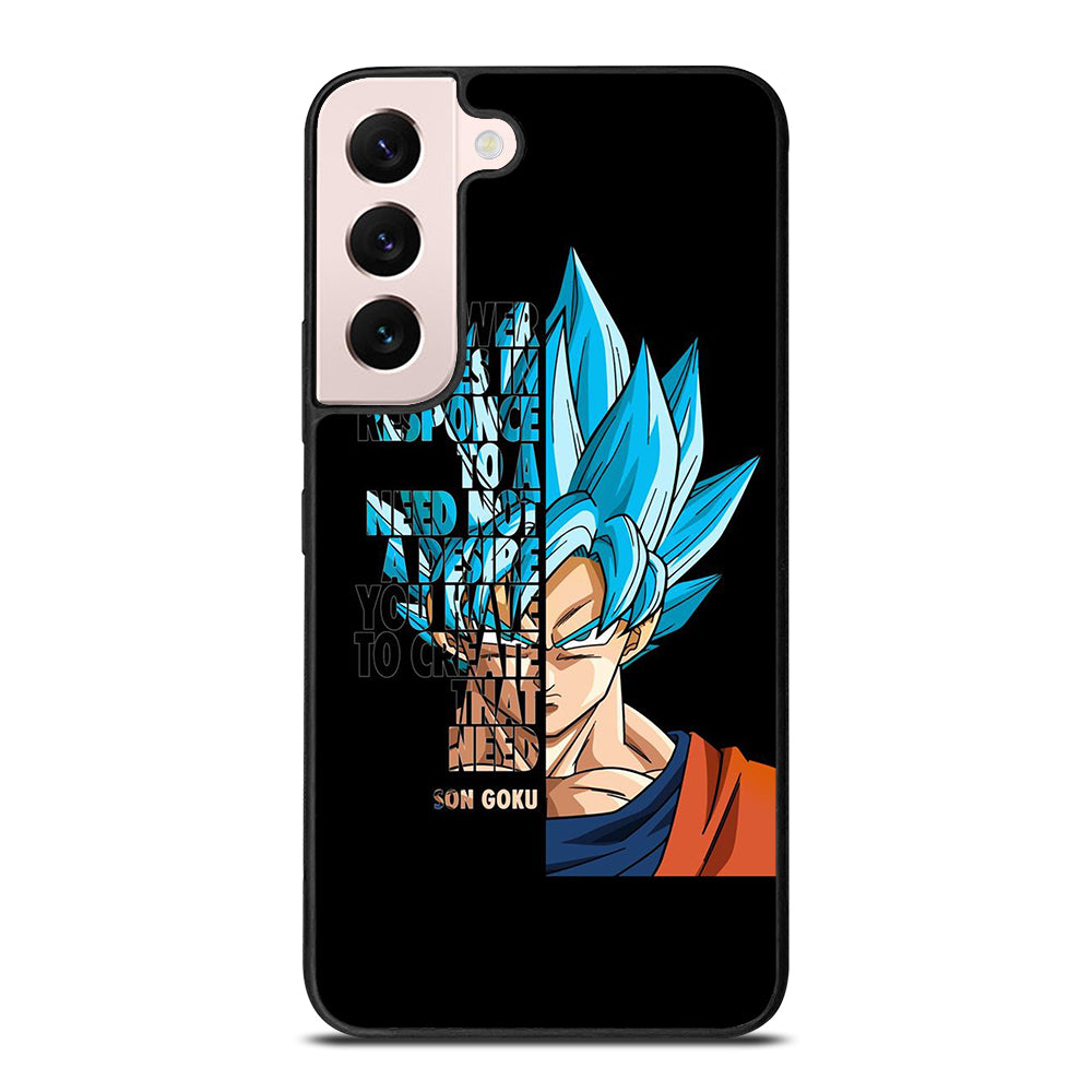GOKU DRAGON BALL QUOTE Samsung Galaxy S22 Plus Case Cover