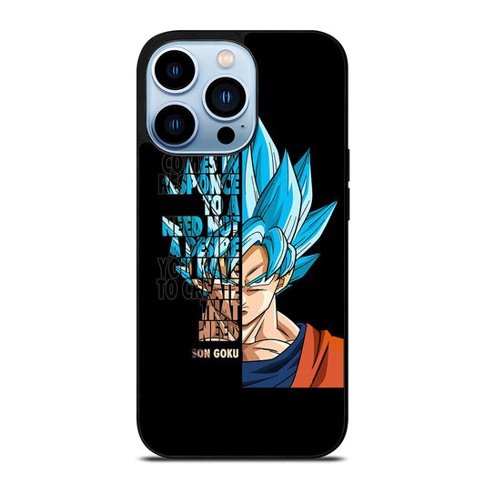 GOKU DRAGON BALL QUOTE iPhone 13 Pro Max Case Cover