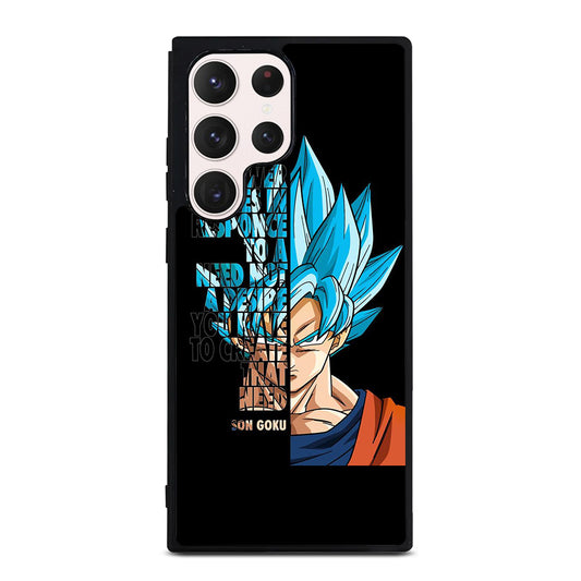 GOKU DRAGON BALL QUOTE Samsung Galaxy S23 Ultra Case Cover