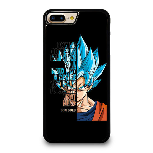 GOKU DRAGON BALL QUOTE iPhone 7 / 8 Plus Case Cover